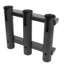 Plastic 3 Tube Rod Holder Rack