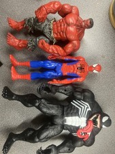Marvel Select Red Hulk Venom Figure and Spider-Man Figures