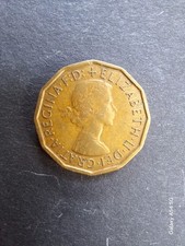 1966 Three Pence Coin (rare -