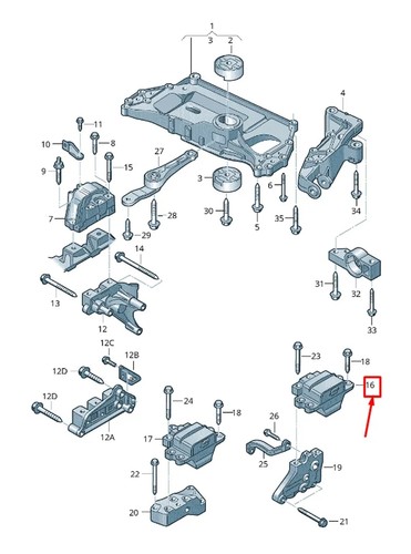 Beetle left gearbox - beetle, 5c