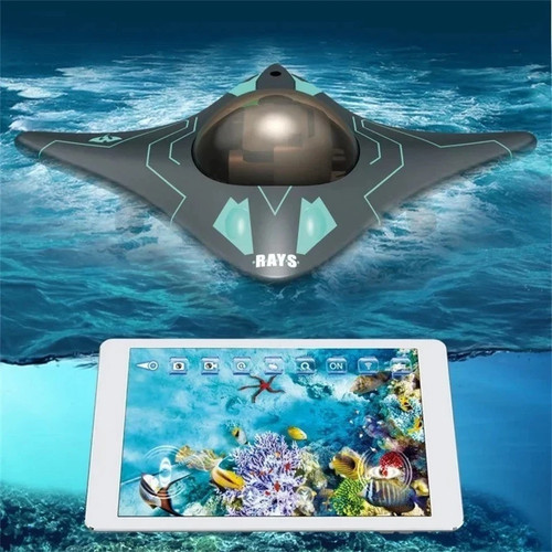 Boat submarine with - boat, camera