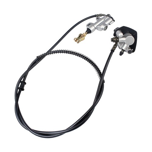 Foot operated rear brake - brake, pump