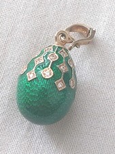 Fabergé Style Egg Pendant