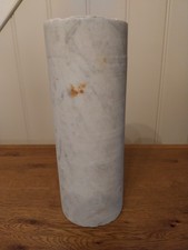 Carrara Marble Cylinder.