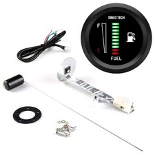 Car fuel level gauge with - with,