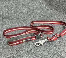 Ruffwear dog leash flat out reflective hands free adjustable red