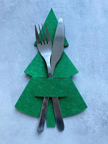 Christmas tree felt - felt, placemats