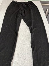 Ladies Leggings With Gold Fleck From Avon Size 16-18 Very Good Con Worn Once
