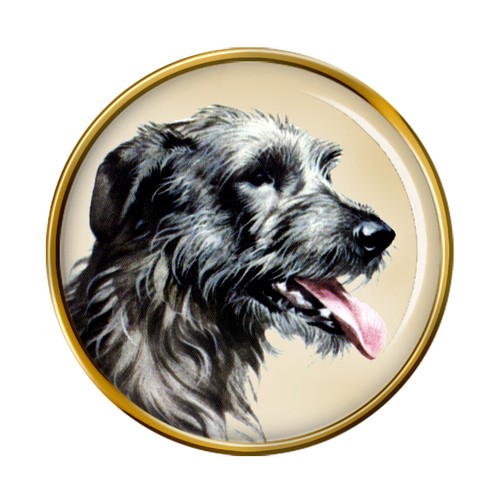 Irish wolfhound dog lapel - irish,
