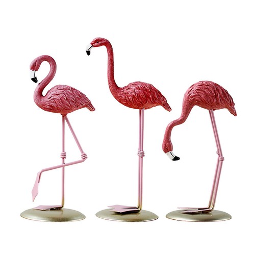 Flamingo statue creative - statue,