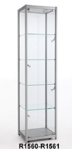 Glass lockable showcase - glass,