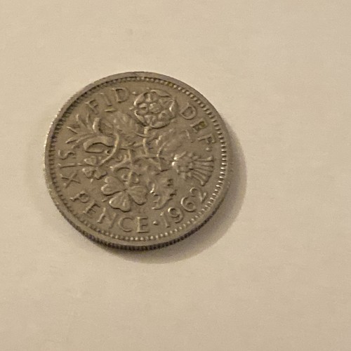 1962 sixpence - 1962,