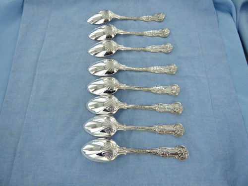 Antique set 8 sterling - 8,