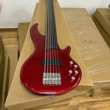 Metallic red fretless electric - fretless,