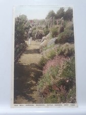 Vintage Postcard, Old Mill Gardens Wannock, Dutch Garden, West View (13C)