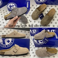 Birkenstock taupe suede - taupe,