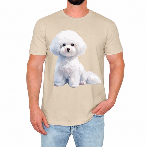Cute bichon frise mens shirt - cute,