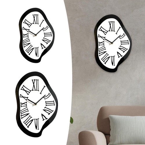 Melting clock decorative - clock,