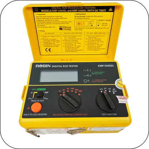 Robin digital rcd tester - robin, kmp