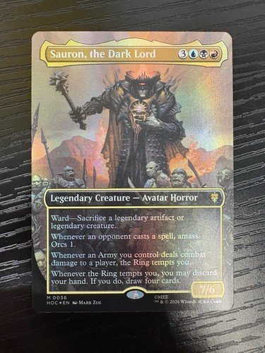 Mtg the hobbit sauron - hobbit, dark