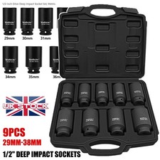Deep Impact Socket Set 1/2"