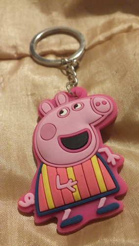 Peppa pig keyring - pig,