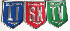Lambretta LI/SX/TV Shield Patches - Embroidered - Iron or 