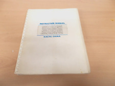 The Original Instruction Manual Of Racal-Dana 5005 / 5006 Digital Multimeters