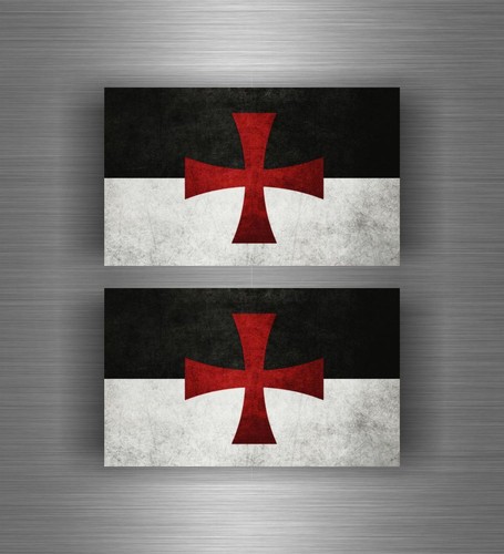 Sticker templar flag - sticker,