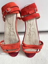 Shofolk FOLK Suede sandals red Size 39