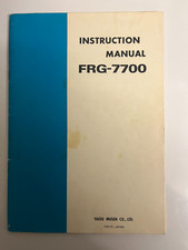 YAESU FRG-770 INSTRUCTION  manual rare vintage