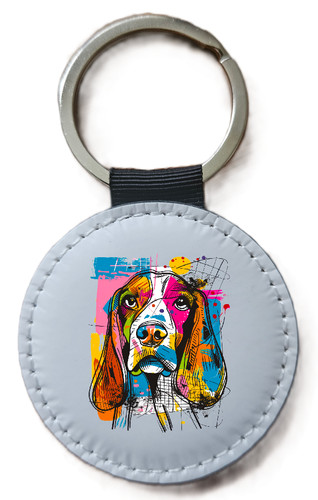 Cocker spaniel keyring doodle - spaniel, keyring,