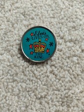 Vintage Enamel Elvis Lives On