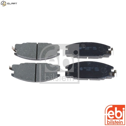 Brake pad set disc - set,