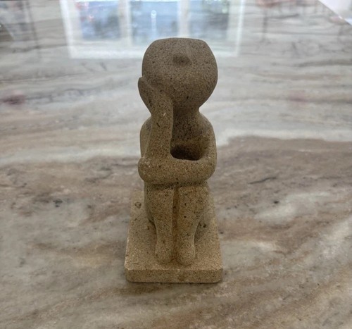 Cycladic greek thinker statue - cycladic,
