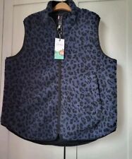 Joules Womens Hutton Fleece Gilet - Bee Leopard Navy - 20 - BNWT 
