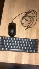 hyper x keyboard 60% no wire razor mouse with wire ￼