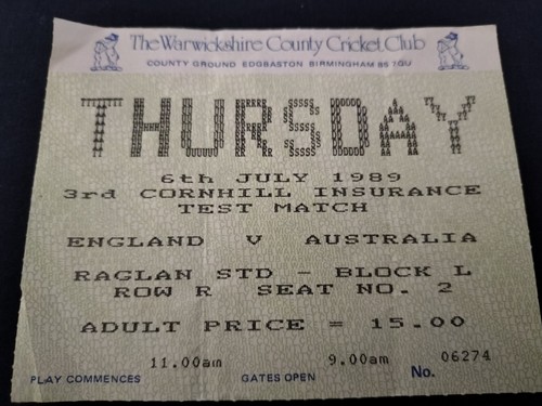 Vintage match ticket - ticket, england