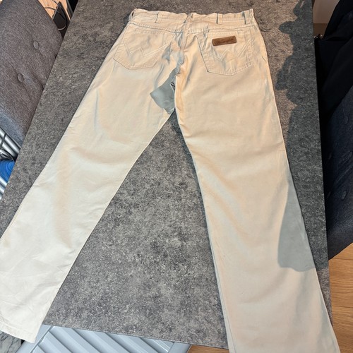 Beige pants with - leather, back