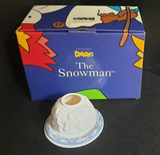 Coalport Raymond Briggs The Snowman "LITHOPHANE" ( CHILD SAFE ) LED Night Light.