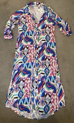 Zara multicolored kaftan shirt - zara,