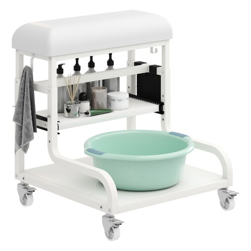 Pedicure foot rest with - foot,