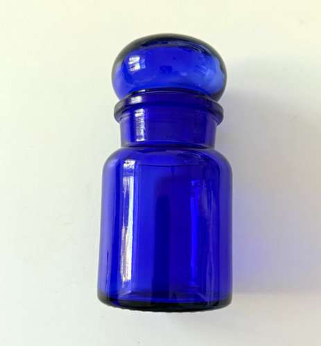 Vintage belgian glass cobalt - vintage,