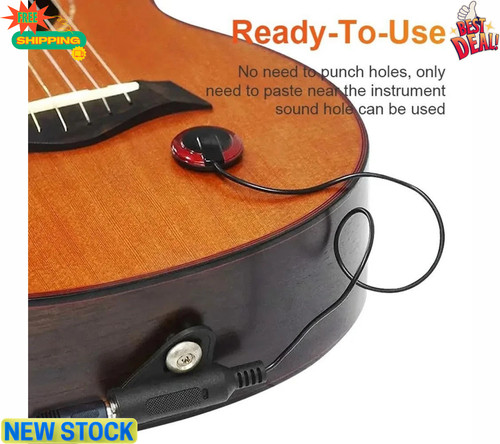 Piezo contact guitar pickup - contact,