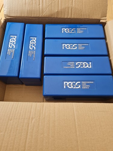 Pcgs coin boxes - 6,