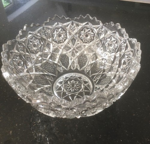 Large vintage heavy crystal - large,