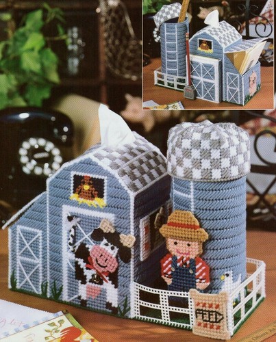Farmyard desk organizer tissue - organizer,