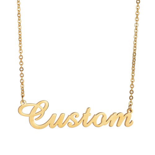 Personalised name pendant - personalised,