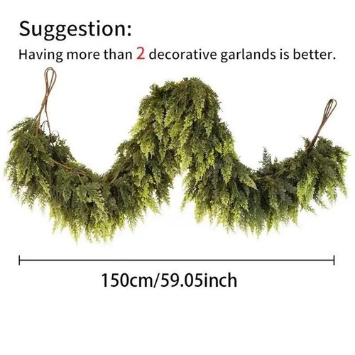 Christmas cedar garland - cedar,
