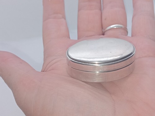Small italian 800 silver oval - italian,
